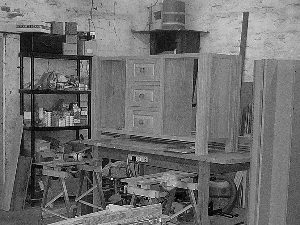 Oak sideboard - work in progress