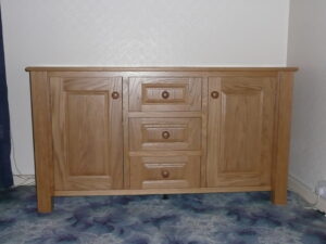 Oak sideboard and media unit