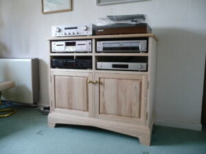 Ash hi fi cupboard