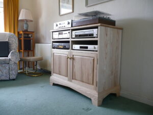 Ash hi fi cupboard