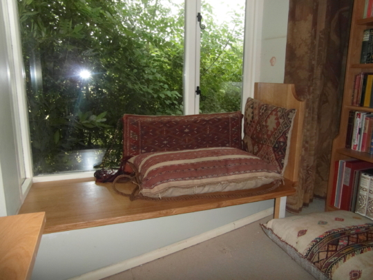 Oak window reveal lounger